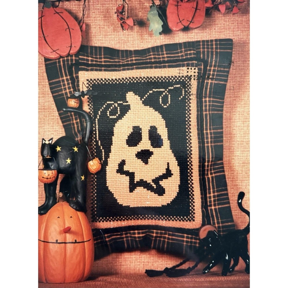 Hillside Samplings PICKLED PUMKIN WIP Cross Stitch Kit ~ Chart, Cloth & Floss